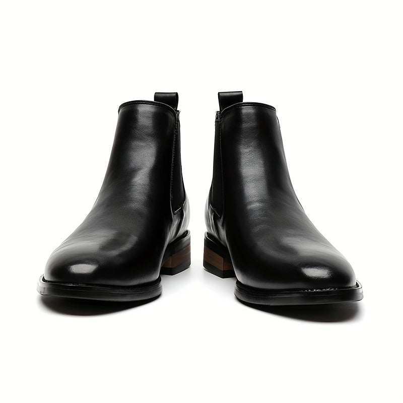 Aldous | Men's Black Chelsea Ankle Boots - Black - Image 1