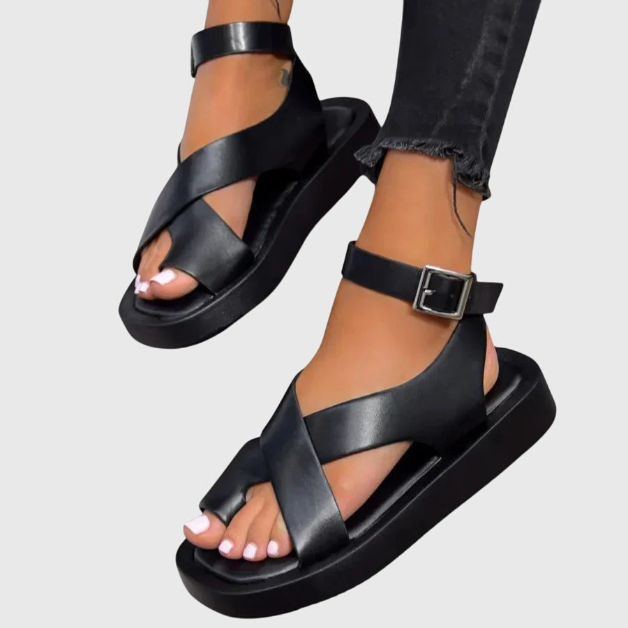 Astoria | Women's Orthopedic Gladiator Sandals - Orange - Image 2