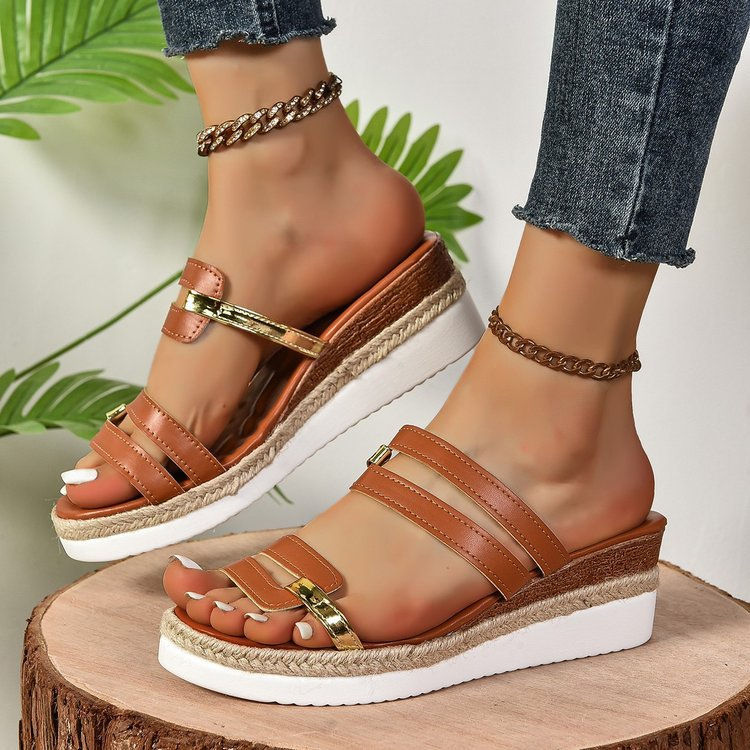 Briony | Women's Strappy Platform Sandals - Image 1