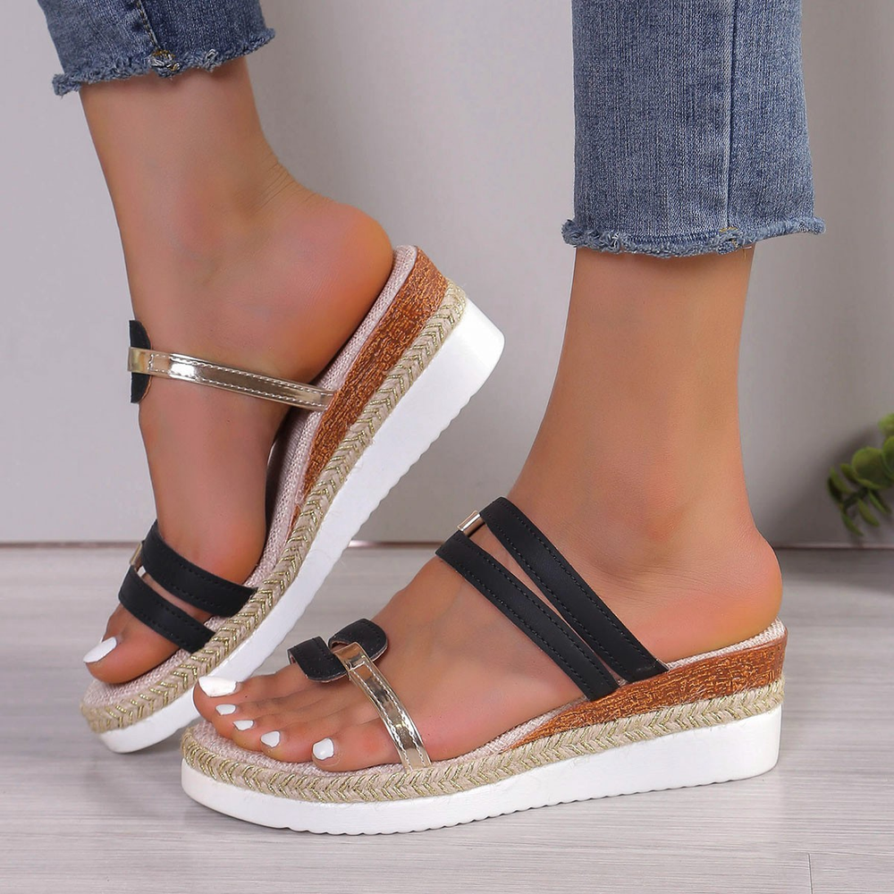 Briony | Women's Strappy Platform Sandals - Image 2
