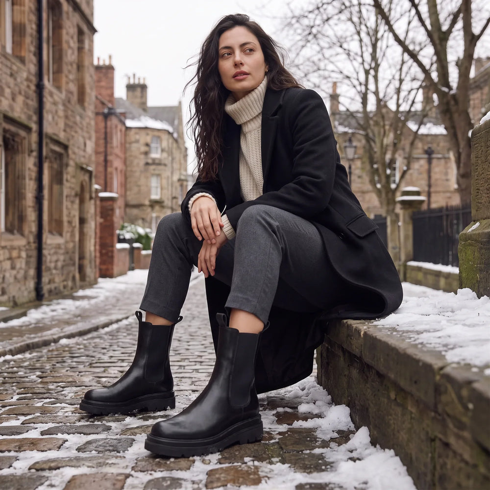 Bryndell | Women's Chelsea Ankle Boots - Black - Image 2