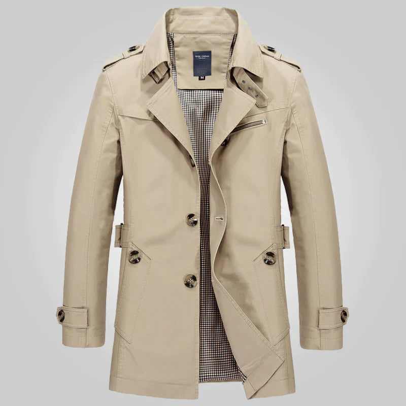 Caldwell | Men's Winter Jacket Trench Coat - Image 1