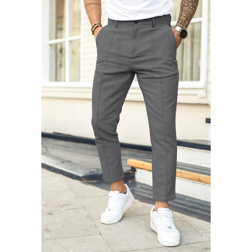 Calloway | Men's Slim Fit Chino Pants - Grey - Image 1