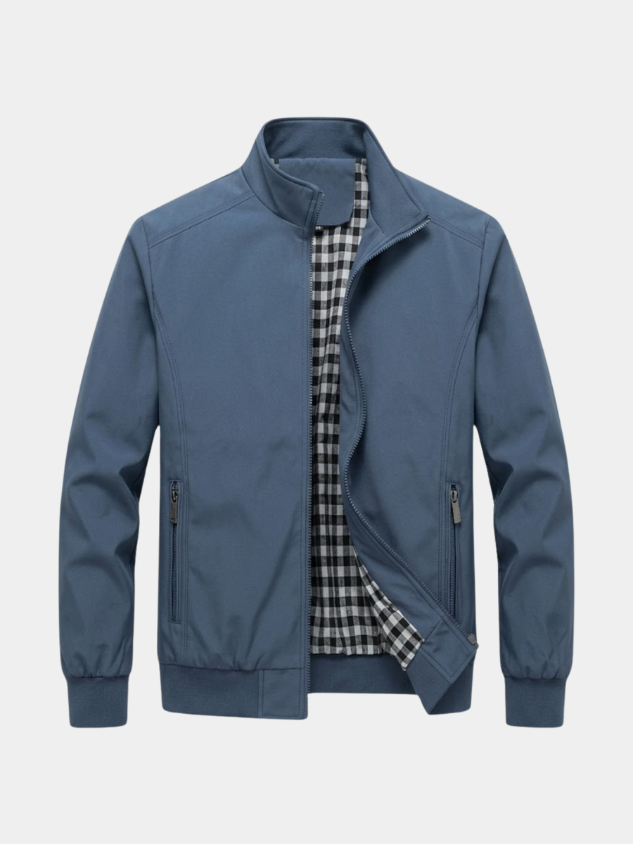 Calveth | Men's Casual Zip-Up Stand Collar Jacket - Image 1