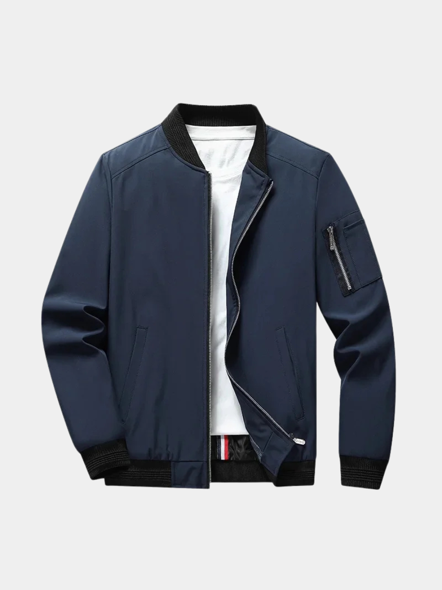 Calvoss | Men's Bomber Jacket Winter Outerwear - Image 1
