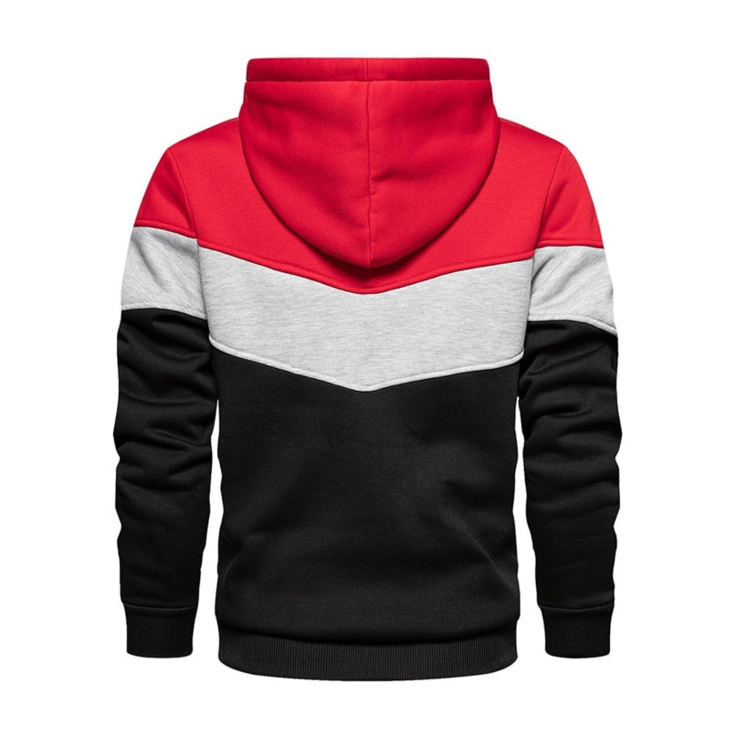 Colveth | Men's Colour Block Pullover Hoodie - Image 2