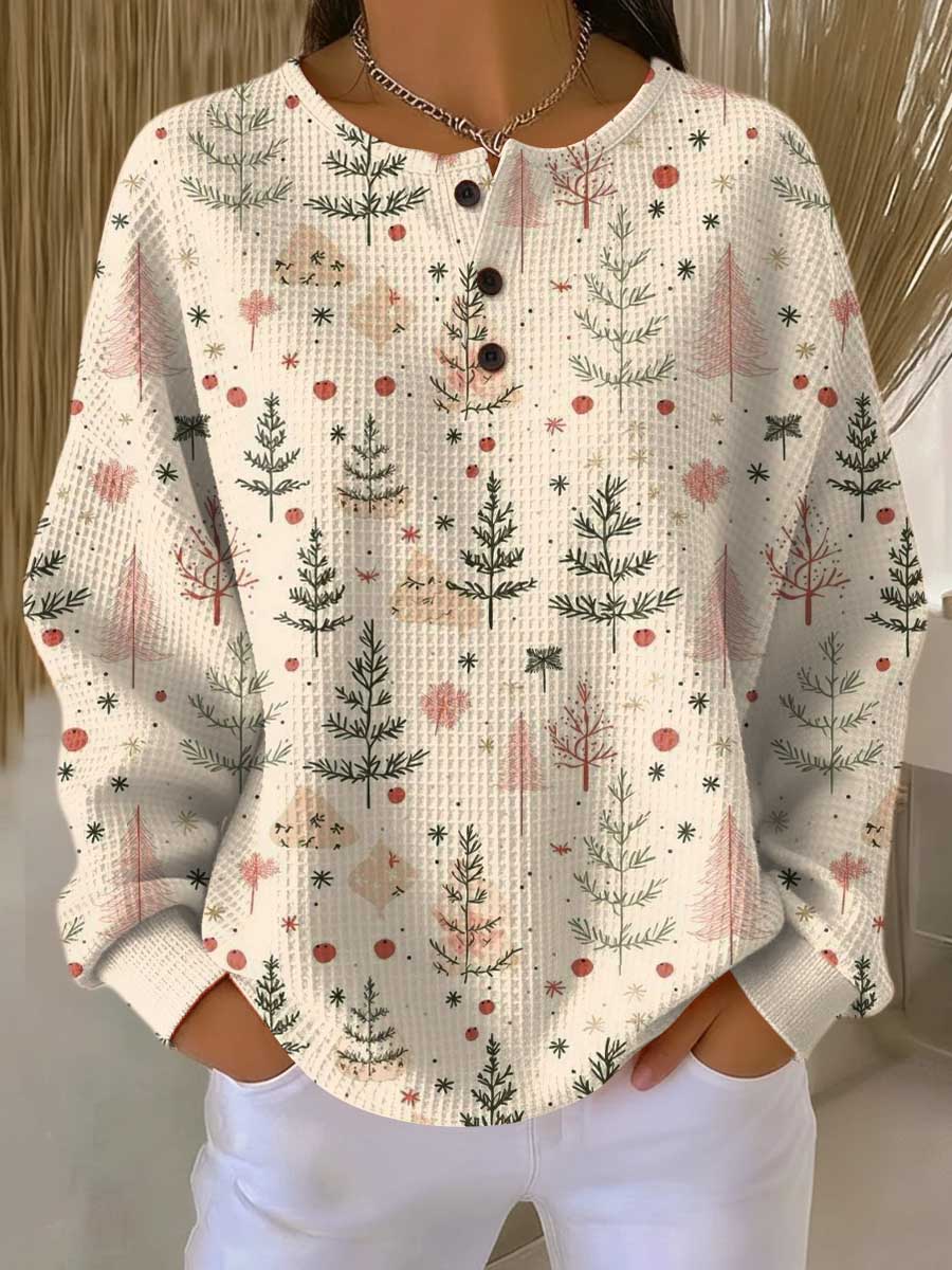 Cordella | Women's Floral Button Down Long Sleeve Blouse - Image 1