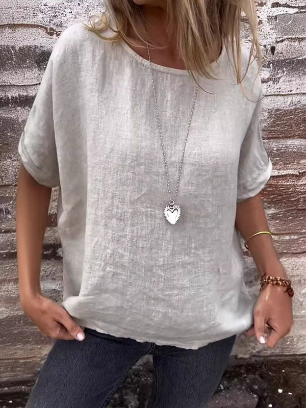 Cordella | Women's Relaxed Fit Round Neck Top - Image 1