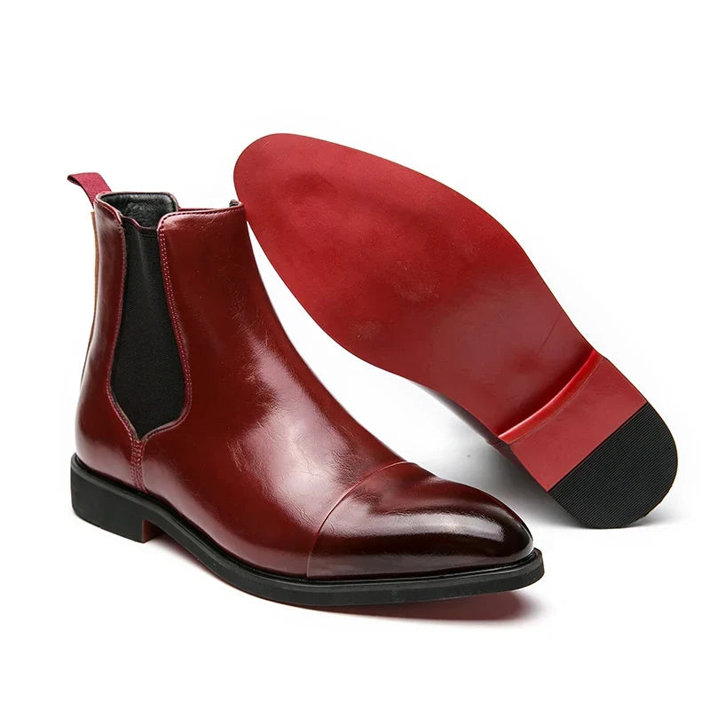 Darvell | Men's Ankle Boots Bottom Chelsea - Black - Image 2