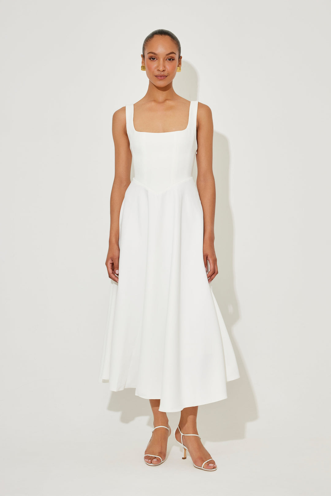 Demetrios | Women's Square Neck Midi Dress - Image 1