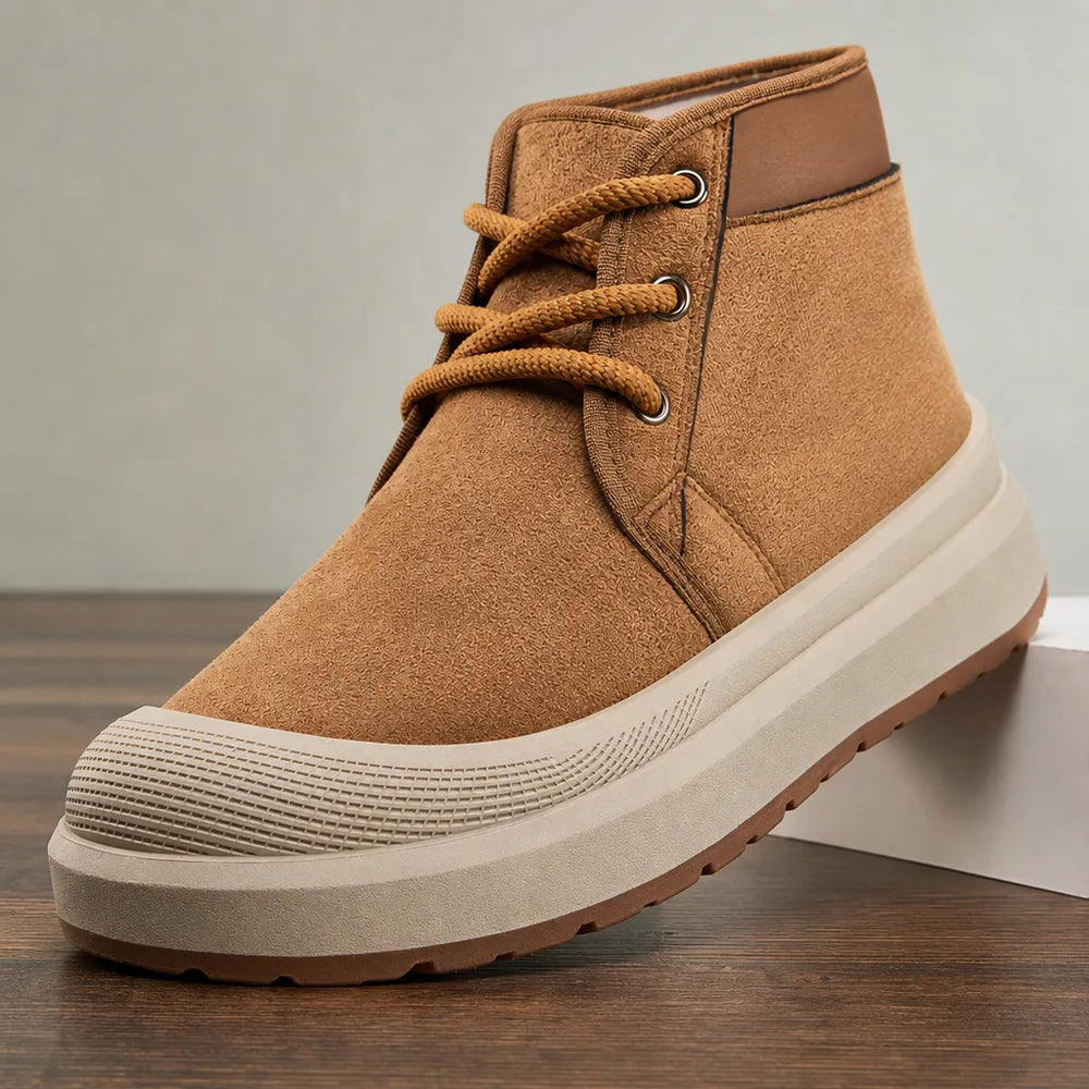 Drevon | Men's Winter Ankle Boot Lace-Up - Black - Image 2