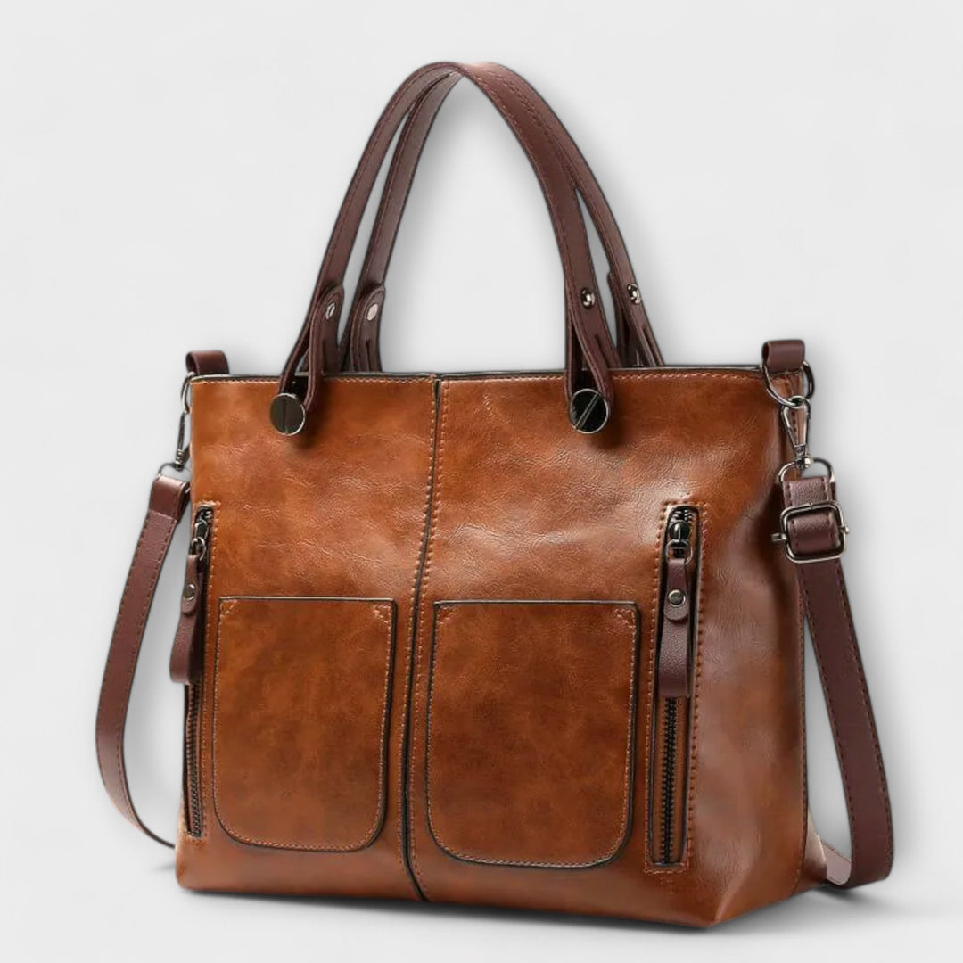 Drusilla | Women's Multi-Pocket Structured Handbag - Image 1