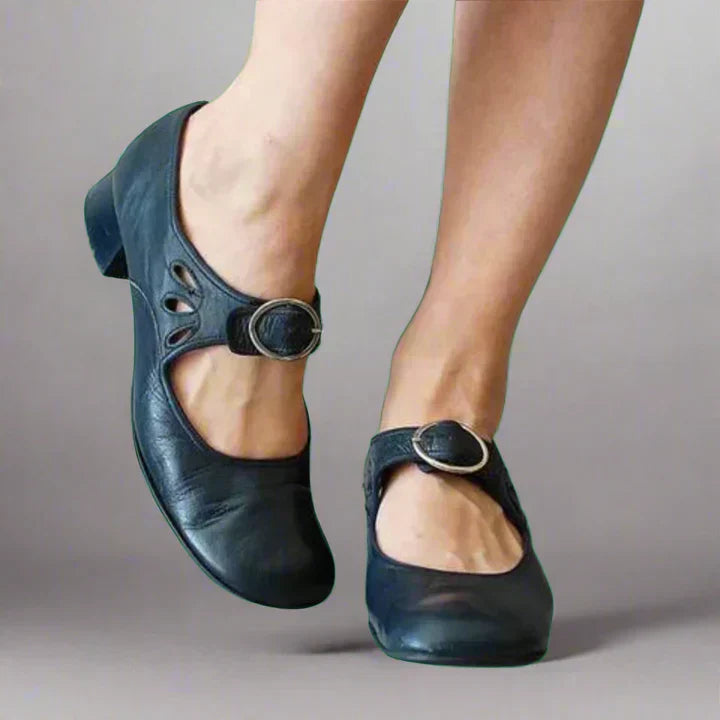 Evanna | Women's Mary Jane Block Heel Shoes - Image 2