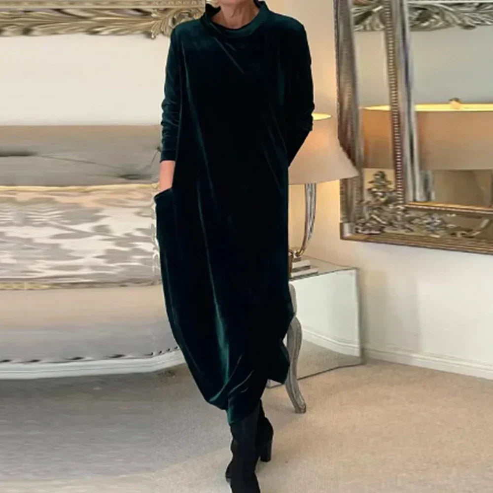 Felicitas | Women's Cowl Neck Long Sleeve Tunic - Image 1