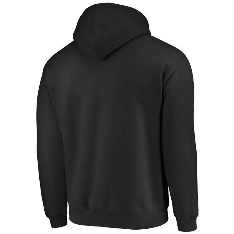 Fenwick | Men's Pullover Hoodie Fleece Sweatshirt - Dark Grey - Image 2