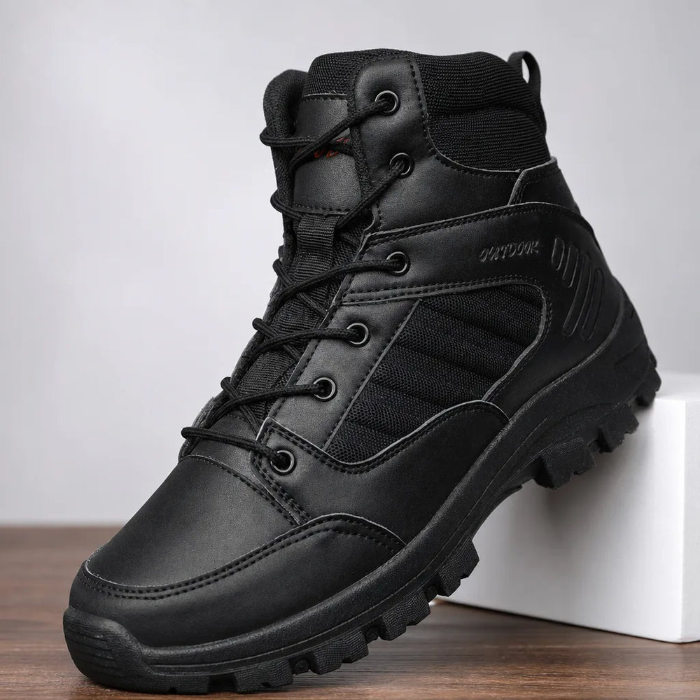 Fordham | Men's Tactical Combat Boots - Black - Image 2