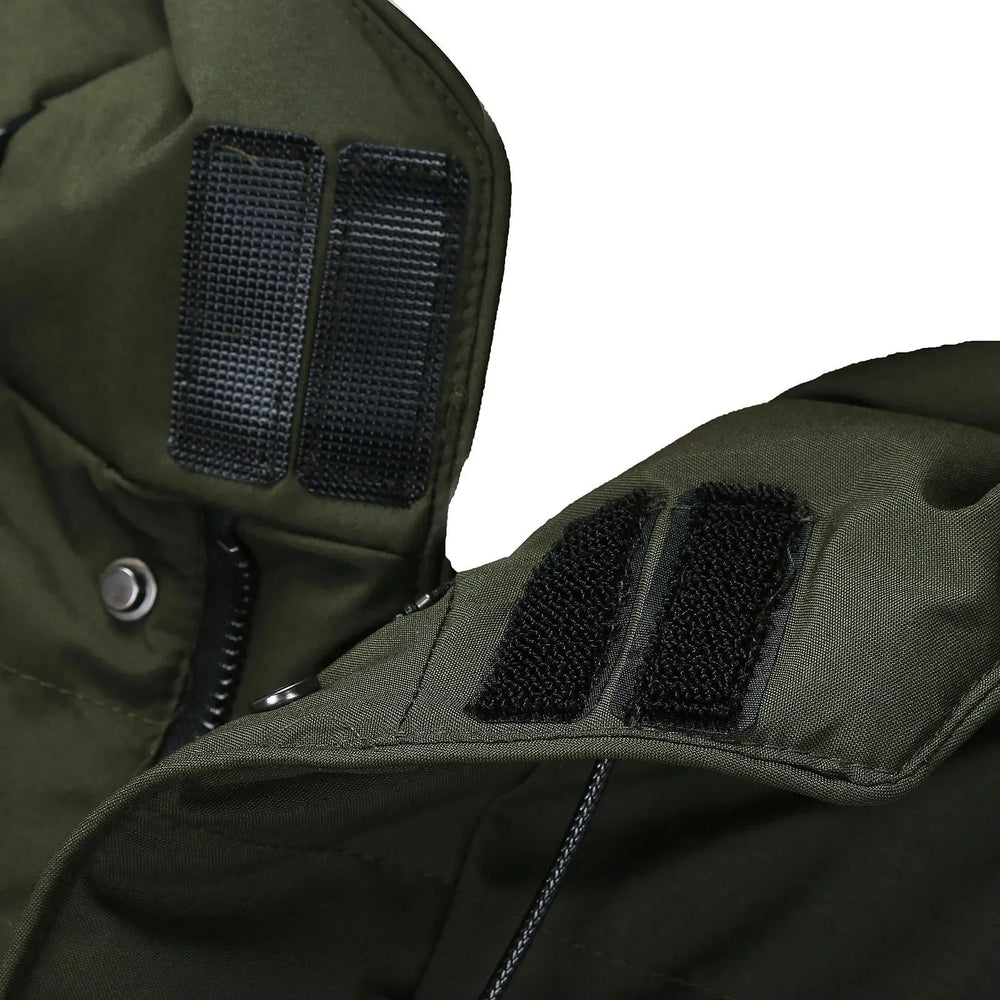 Grenwick | Men's Hooded Puffer Jacket Winter Coat - Grey - Image 2