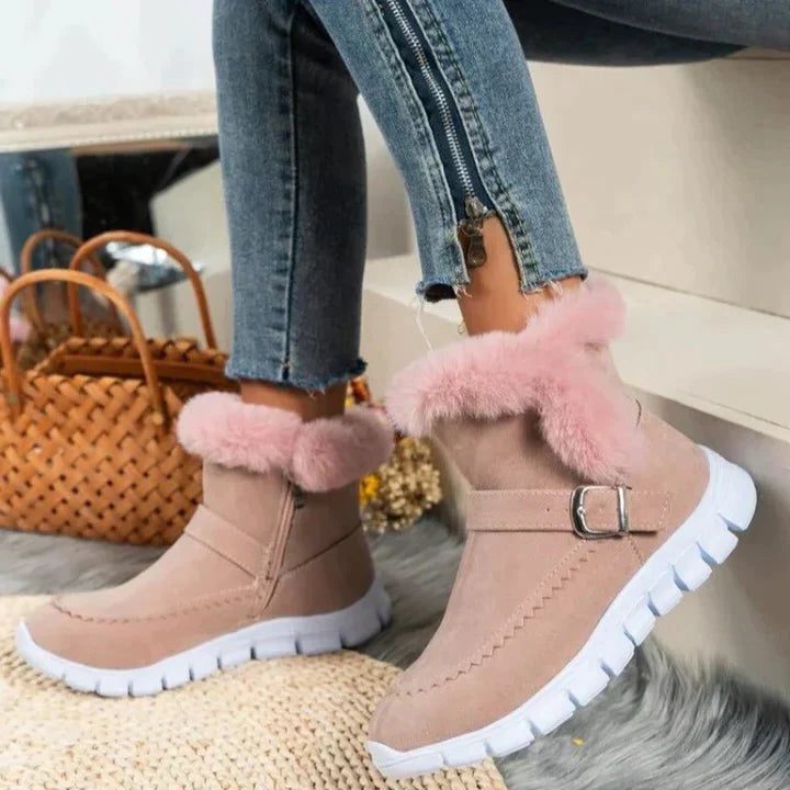 Halvindra | Women's Fur-Lined Winter Ankle Boots - Image 2