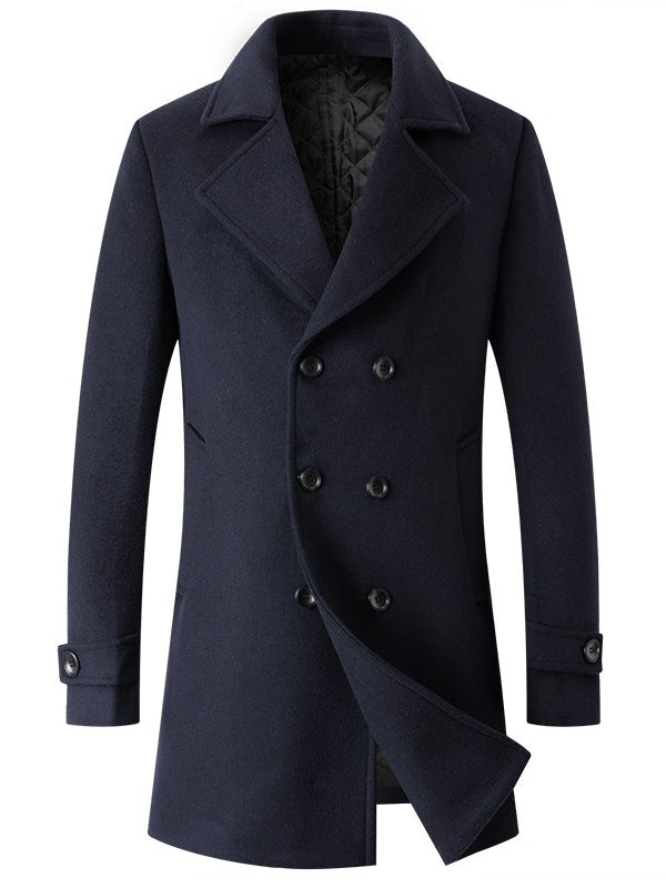 Halvorn | Men's Winter Jacket Double-Breasted Overcoat - Image 2