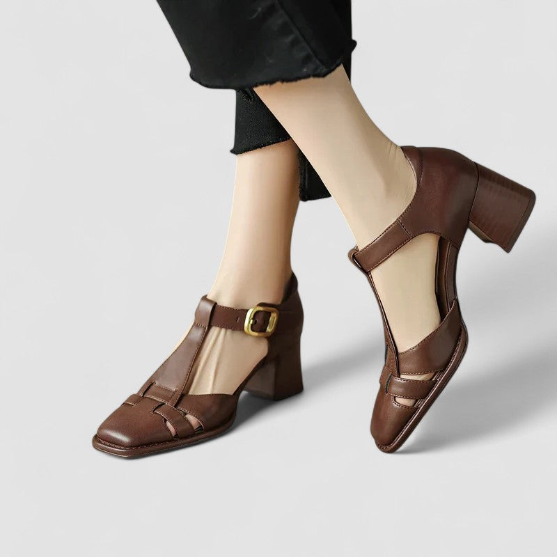 Josepha | Women's T-Strap Block Heel Mary Jane Shoes - Image 1