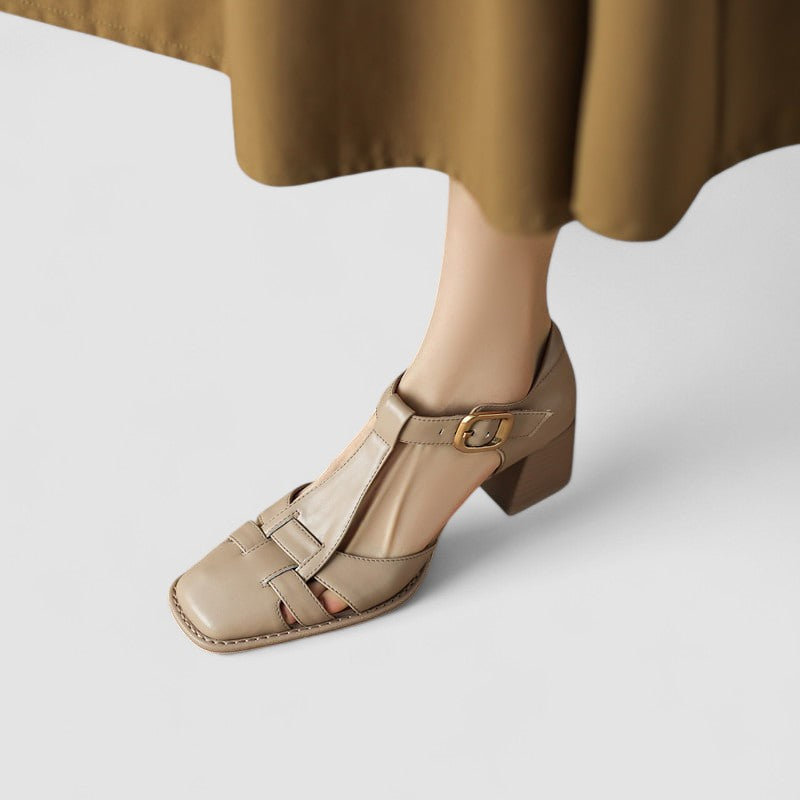 Josepha | Women's T-Strap Block Heel Mary Jane Shoes - Image 2