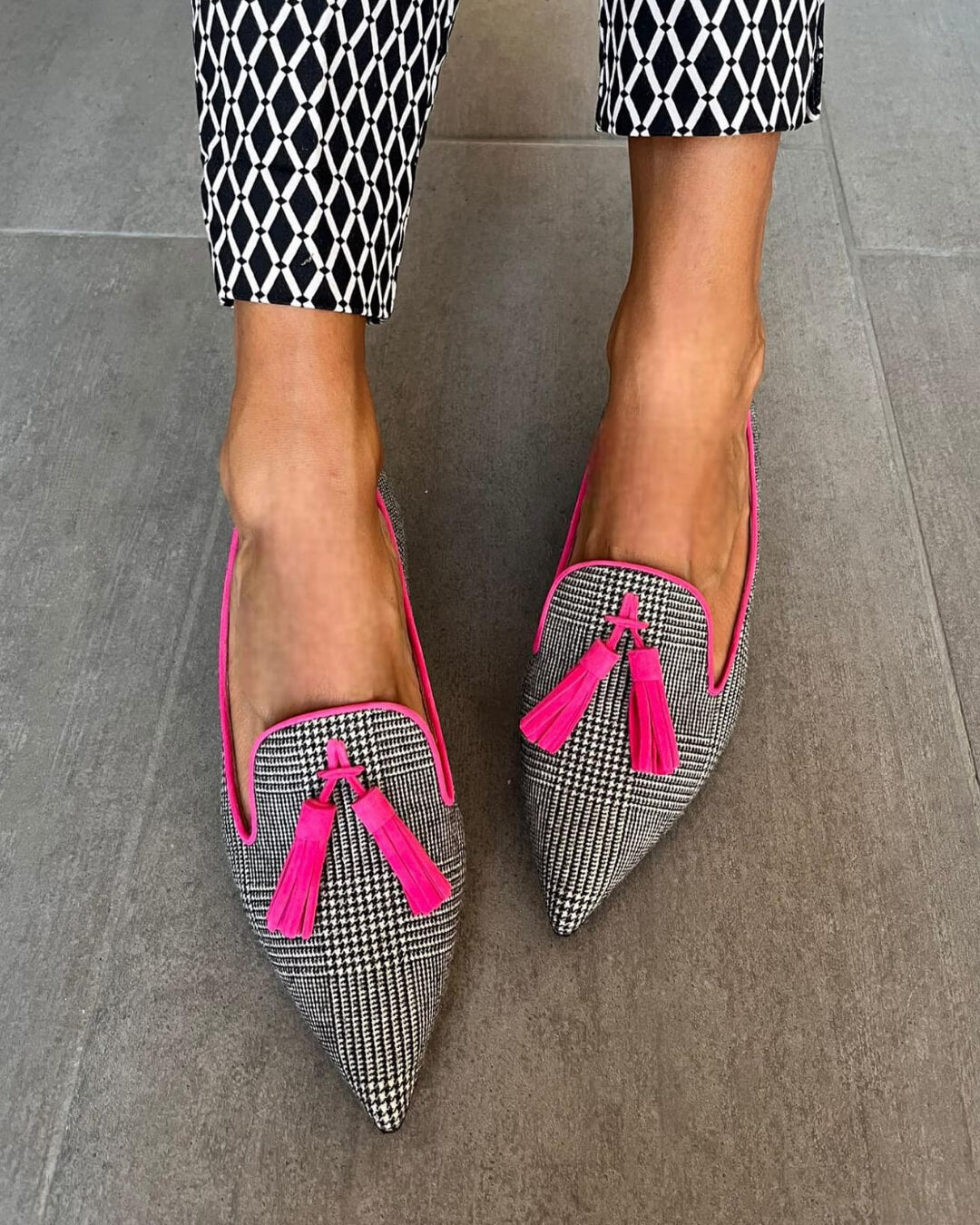 Josephine | Women's Pointed Toe Tassel Loafers - Image 1