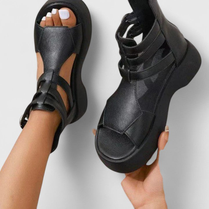 Keziah | Women's Platform Ankle Strap Sandals - Image 1