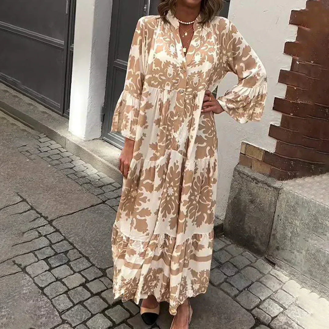 Lennox | Women's Floral Long Sleeve Maxi Dress - Image 1