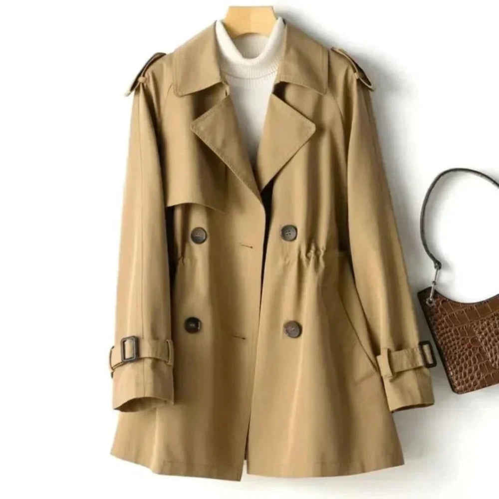 Loravel | Women's Double-Breasted Trench Coat - Image 2