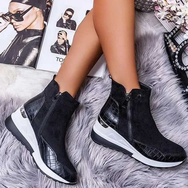 Lysithia | Women's Side Zip Ankle Boots - Image 2