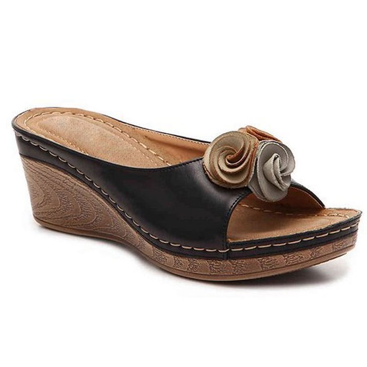 Margo | Women's Cushioned Wedge Sandals - Image 1