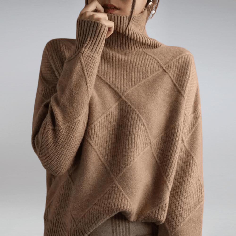 Meadow | Women's Turtleneck Long Sleeve Sweater - Image 2