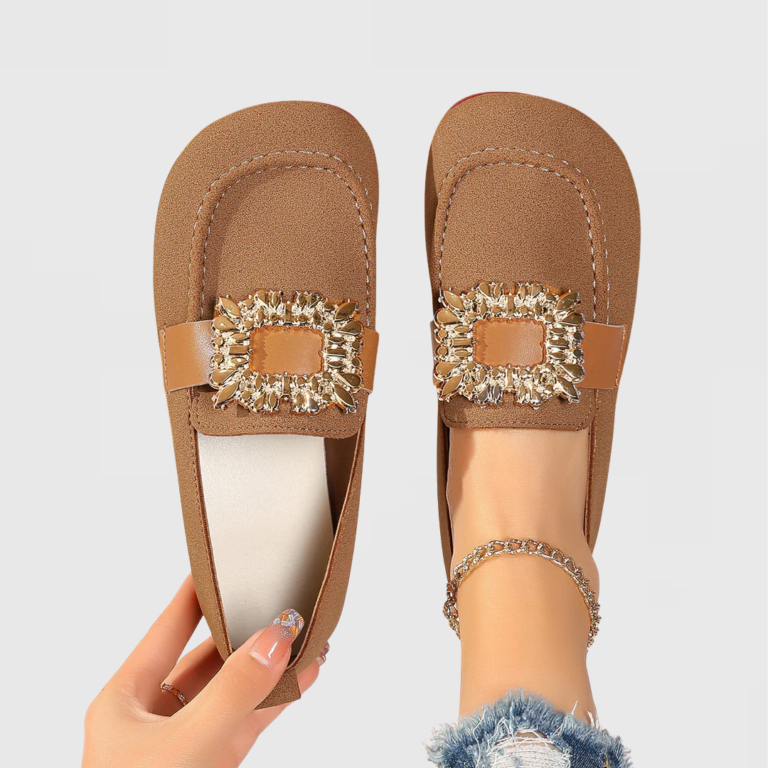 Noelle | Women's Embellished Comfort Loafers - Image 1