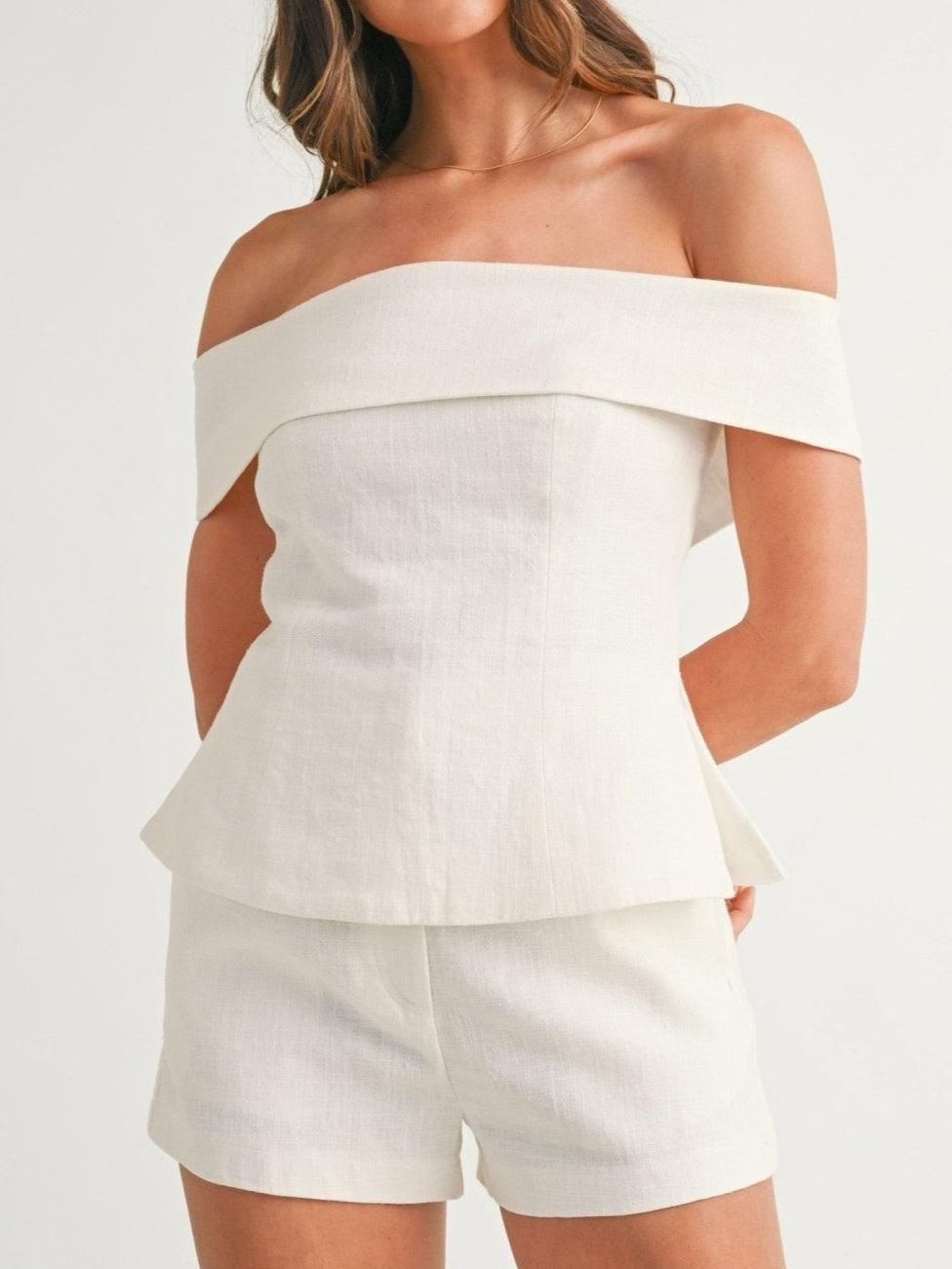 Octavia | Women's Off Shoulder Two Piece Set - Image 1