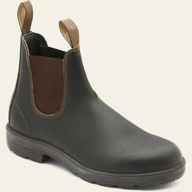 Orvela | Women's Ankle Boots Slip-On Chelsea - Brown - Image 1