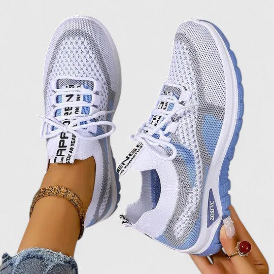 Poppy | Women's Breathable Lace-Up Sneakers - Image 1