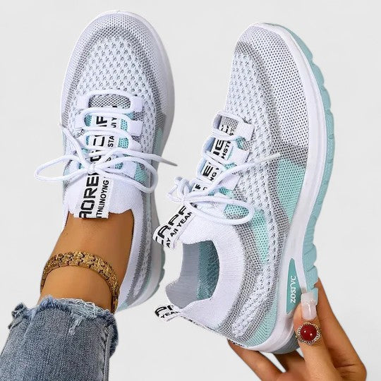 Poppy | Women's Breathable Lace-Up Sneakers - Image 2