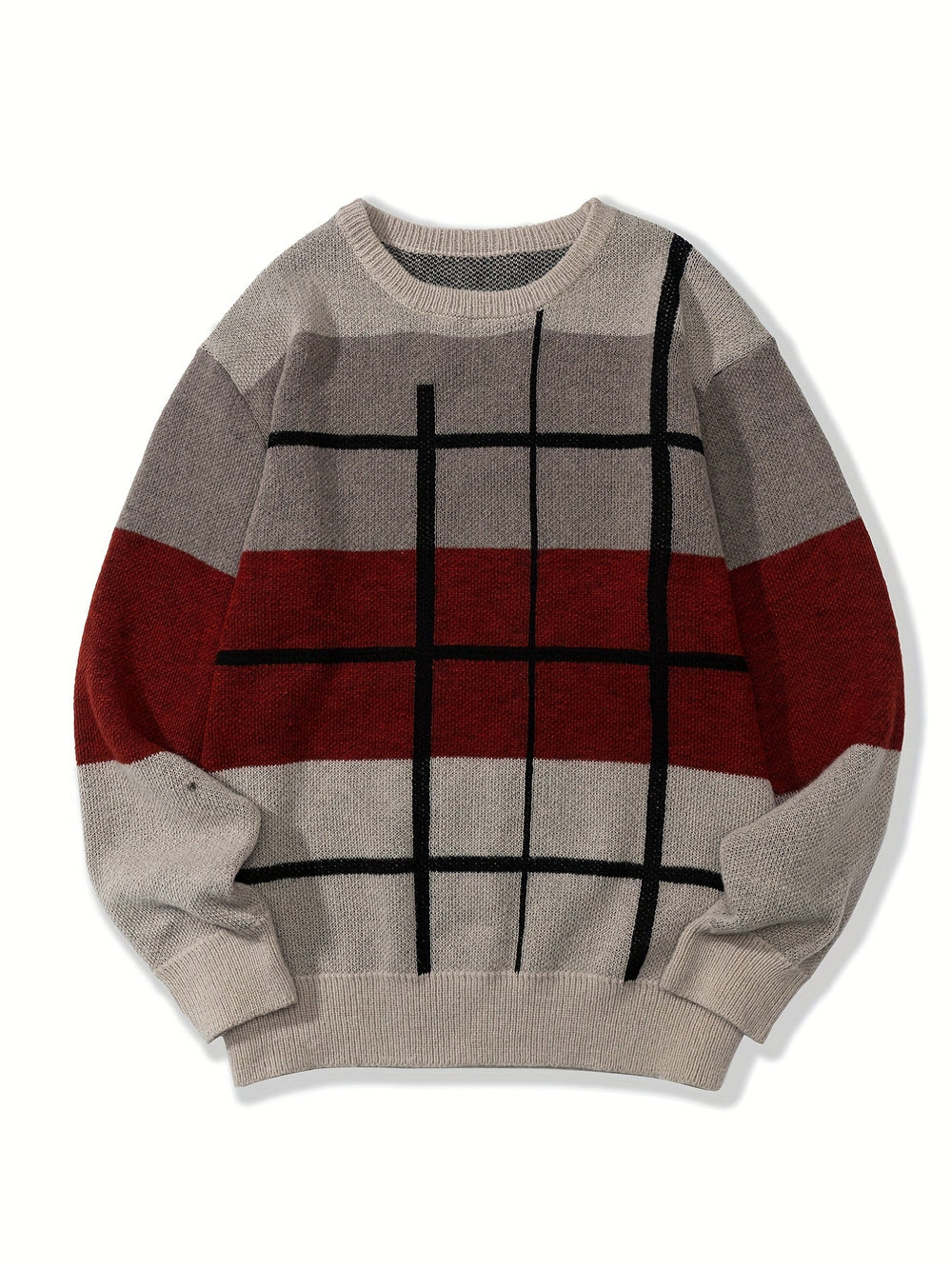 Radford | Men's Colour Block Knit Sweater - Image 2