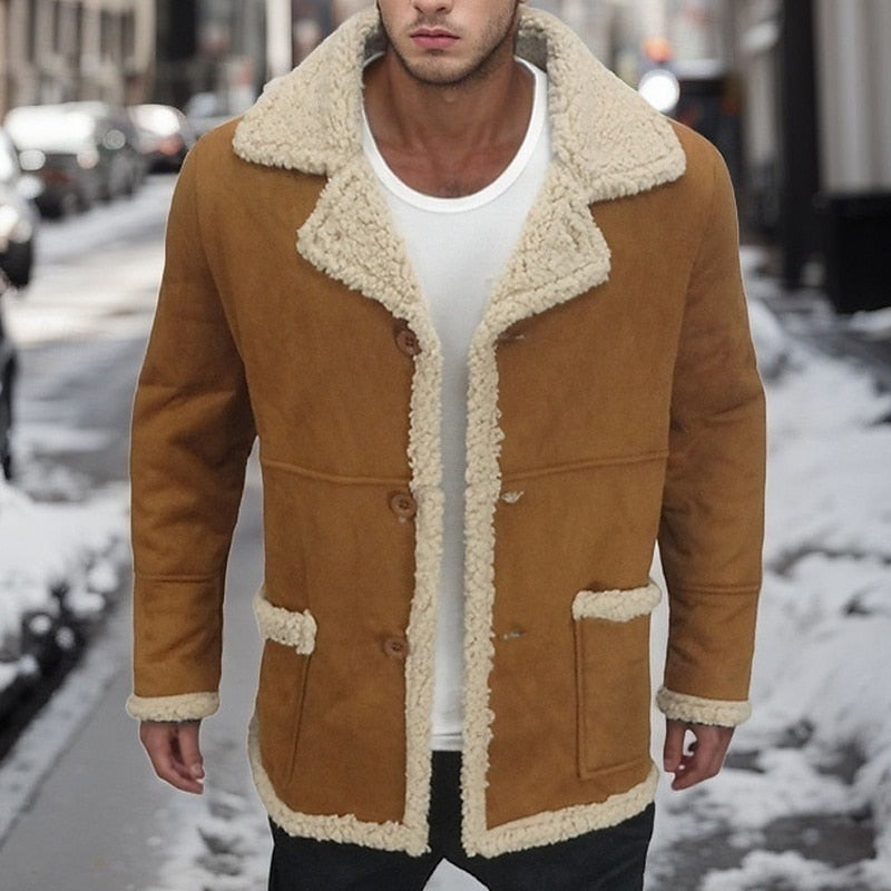Radstock | Men's Shearling Winter Jacket - Image 1