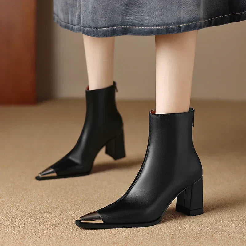 Raina | Women's Pointed Toe Ankle Boots - Image 3