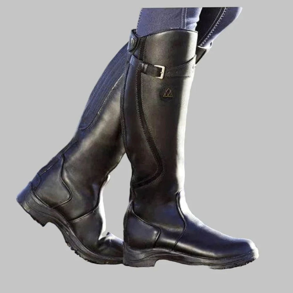 Ravindell | Women's Knee-High Boots Buckle Strap - Image 2