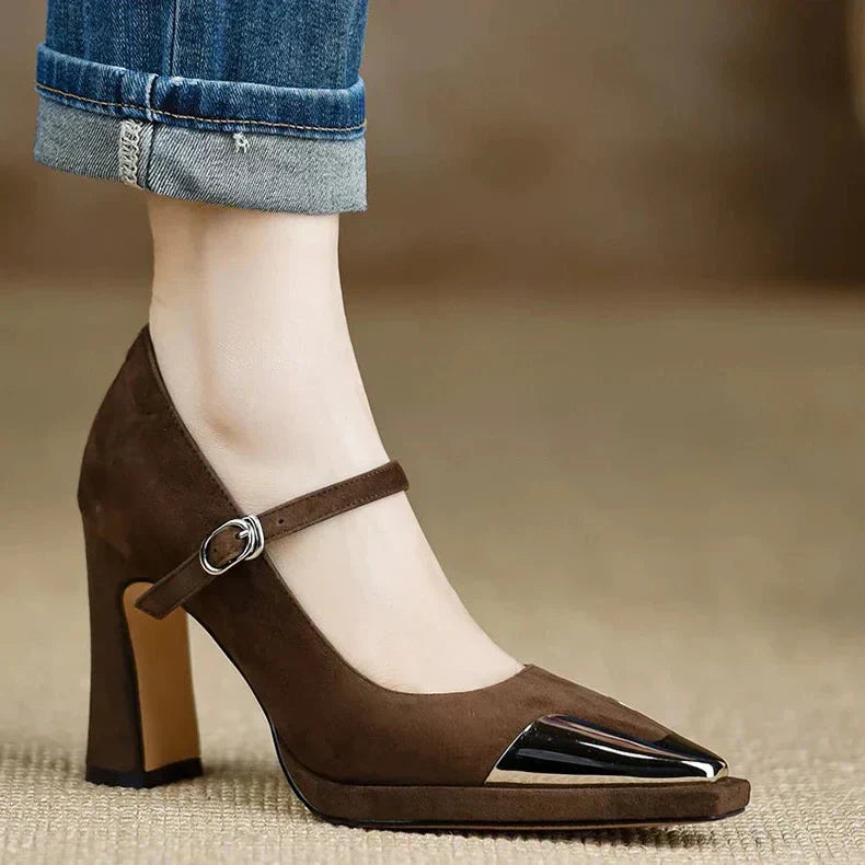 Seraphina | Women's Mary Jane Block Heel Pumps - Image 1