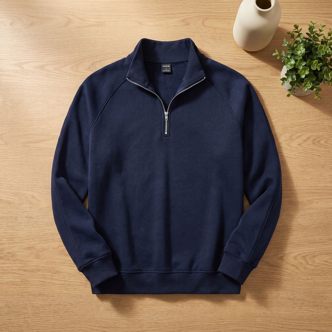 Strathan | Men's Quarter-Zip Fleece Pullover Sweatshirt - Image 1