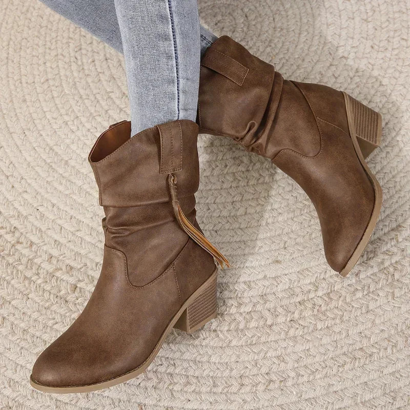 Tallulah | Women's Western Ankle Boots - Image 2