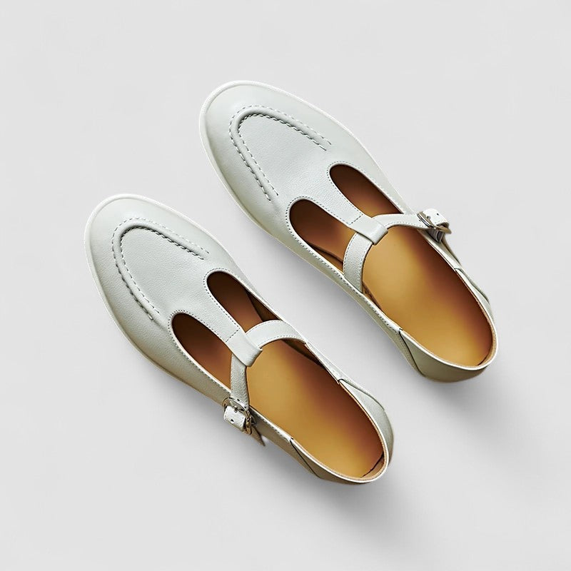 Theodora | Women's Black Mary Jane Low Heel Shoes - Image 2