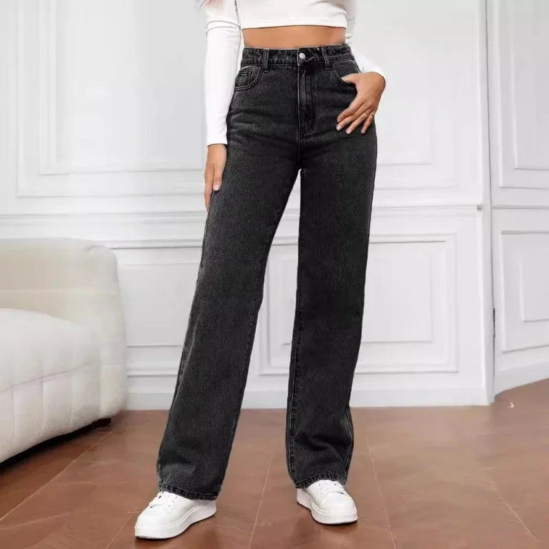Vordaine | Women's Baggy Jeans Wide Leg Denim Pants - Image 2