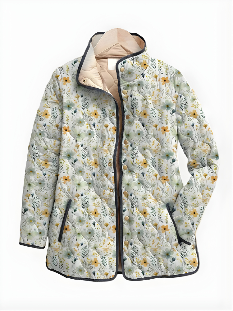 Wrenfield | Women's Floral Quilted Puffer Jacket - Image 1