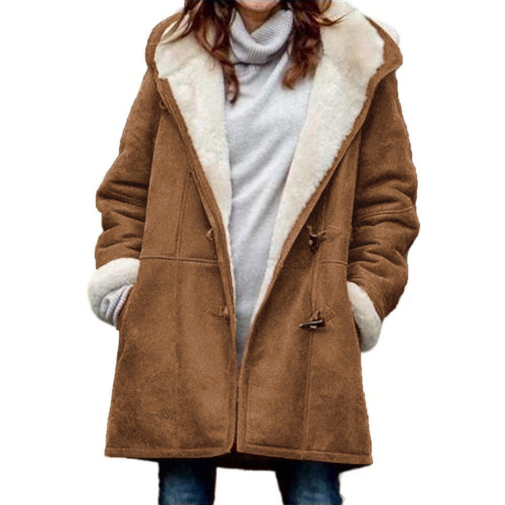 Wrenova | Women's Fleece-Lined Hooded Winter Coat - Image 2