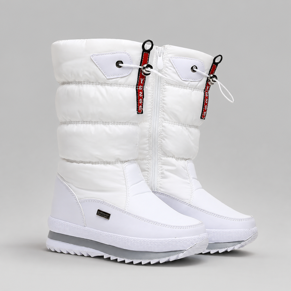 Zelvaine | Women's Waterproof Winter Snow Boots - White - Image 2