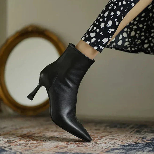 Zinara | Women's Heeled Ankle Boots - Image 1